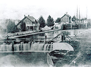 Soo Locks Old Photograph