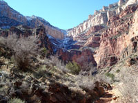 3 miles from top looking up